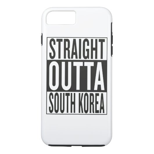 まっすぐなoutta南朝鮮 Case-Mate iPhoneケース (裏面)
