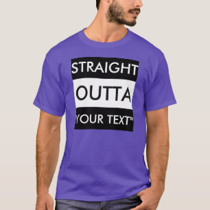 まっすぐなOUTTA "あなたの文字"のTシャツ Tシャツ