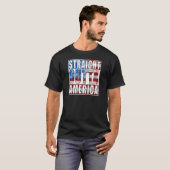 まっすぐなOutta America.jpg Tシャツ (正面フル)