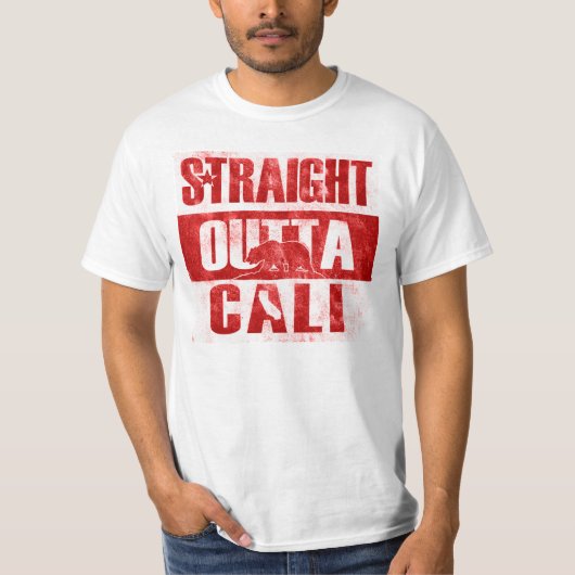 まっすぐなOutta Cali Tシャツ (正面)