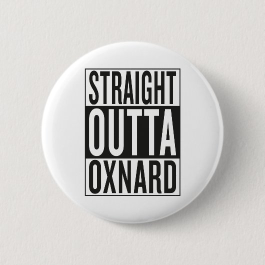 まっすぐなoutta Oxnard 缶バッジ (正面)