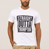 まっすぐなOUTTA TRUMPTON Tシャツ (正面)