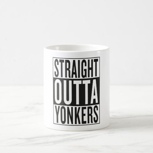 まっすぐなoutta Yonkers コーヒーマグカップ (中央)
