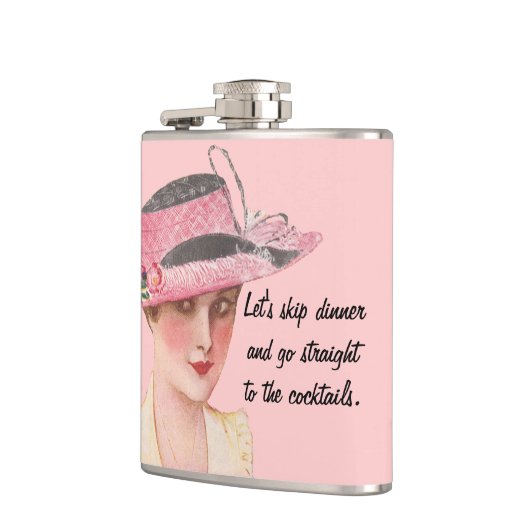 まっすぐにカクテルに フラスク (左)