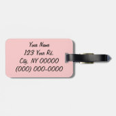 まっすぐにカクテルに ラゲッジタグ (裏面横)