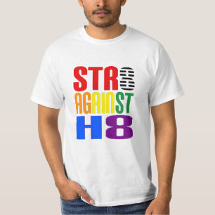 まっすぐに憎悪LGBTの同盟国に対して Tシャツ