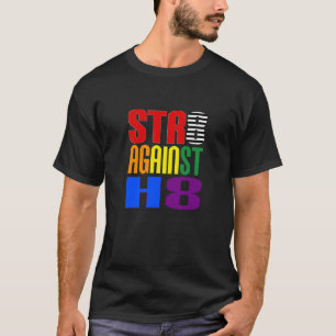 まっすぐに憎悪LGBTの同盟国に対して Tシャツ