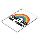 まっすぐ考えにもおもしろいゲイプライド ノートブック (左側)