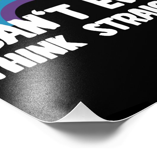 まっすぐ考えにもおもしろいゲイプライド フォトプリント (角)