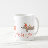 まったくクリスマスだね コーヒーマグカップ (正面右)