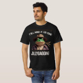 まったりするの我慢できますか? Tシャツ (正面フル)