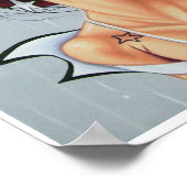 まつげとイヤリング ポスター (角)