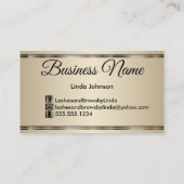 まつげと眉-バーガンディワイングリッター 名刺 (裏面)