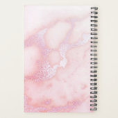 まつげのまつげメイクアップ赤面ピンク プランナー手帳 (裏面)