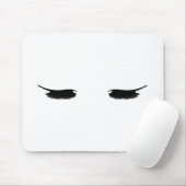 まつげのモダンでシックなマウスパッド マウスパッド (マウス)