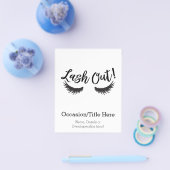 まつげのラッシュアウトサロンメイクアップアーティスト チラシ (シングル)