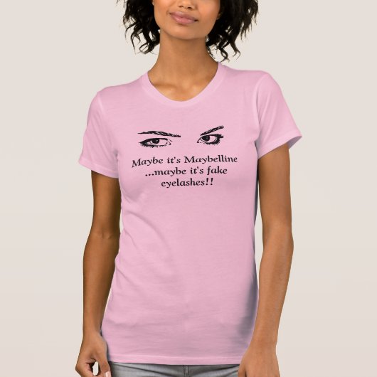 まつげのワイシャツ Tシャツ (正面)