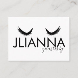 まつげはっきりしたサロン白黒名刺 名刺
