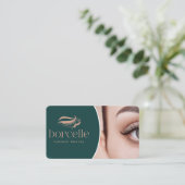 まつげアーティストの名刺 編集可能なミニマル 名刺 (スタンド正面)