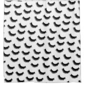 まつげエクステンションズキュートラッシュズ美しいサロン シャワーカーテン (正面)