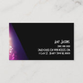 まつげエクステンションメイクアップアーティスト 名刺 (裏面)