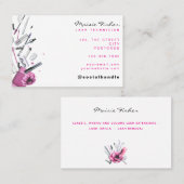 まつげエクステンション技術者 美容サロン 名刺 (正面/裏面)