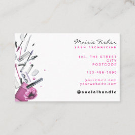 まつげエクステンション技術者 美容サロン 名刺