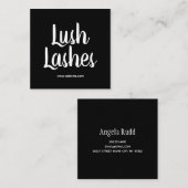 まつげエクステンション美しい名刺 スクエア名刺 (正面/裏面)