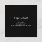 まつげエクステンション美しい名刺 スクエア名刺 (裏面)