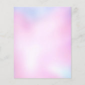 まつげエクステンション アフターケア 水彩ピンク チラシ (裏面)