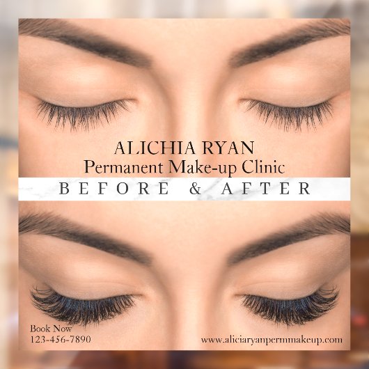 まつげエクステンション パーマ メイク MedSalon をカスタマイズする ウィンドウサイン (シート2)