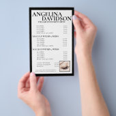 まつげエクステ 白 価格リスト チラシ (ハンドル)