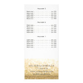 まつげエレガントと眉毛のきらめくメニューカード ラックカード (裏面)