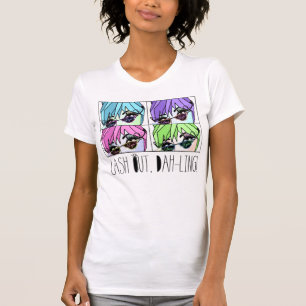 まつげディーバ – ラッシュアウト！T-シャツ Tシャツ