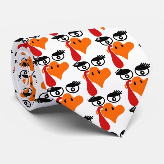 まつげネックタイ付きトルコ顔 ネクタイ (ロール)