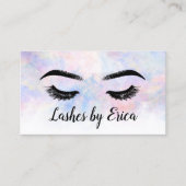 まつげメイクアップアーティスエレガントトの水彩 ロイヤリティカード (正面)