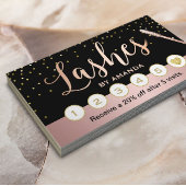 まつげメイクアップアーティストバラ金ゴールドスクリプトロイヤリティ ロイヤリティカード