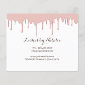 まつげメイクアップアーティストバラ金ゴールド後片付け チラシ (裏面)