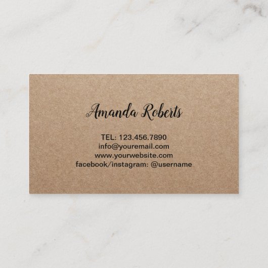 まつげメイクアップアーティストマ素朴ーク拡張 名刺 (裏面)