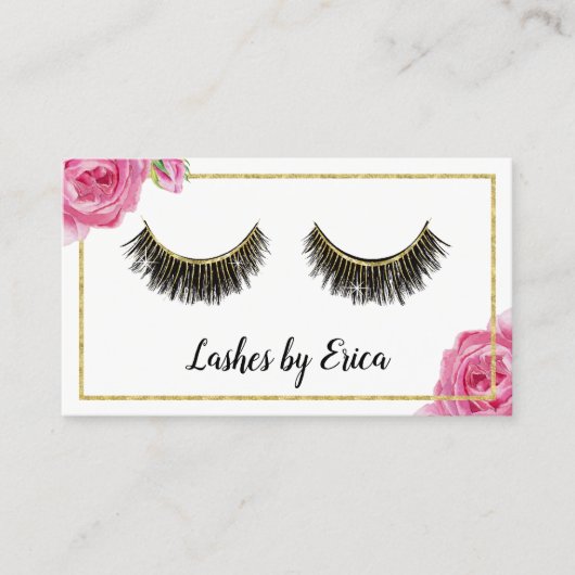 まつげメイクアップアーティストヴィンテージフローラロイヤリティ ロイヤリティカード (正面)