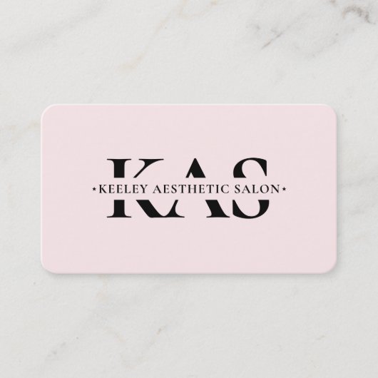 まつげメイクアップアーティスト美しい美学ピンクモダン 名刺 (正面)