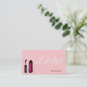 まつげメイクアップアーティスト 名刺 (スタンド正面)