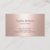 まつげメイクアップヘアサロンバラ金ゴールドドリップロイヤリティ ロイヤリティカード (裏面)