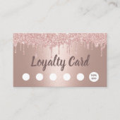まつげメイクアップヘアサロンバラ金ゴールドドリップロイヤリティ ロイヤリティカード (正面)