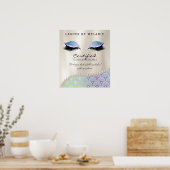 まつげメイクアップポスターアイズかわいらしマーメイド ポスター (キッチン)