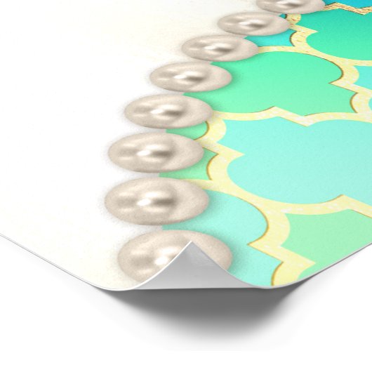 まつげメイクアップポスターアイズかわいらしモロッコ ポスター (角)