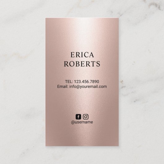 まつげメイクアーティストモダンバラ金ゴールドまつげ 名刺 (裏面)