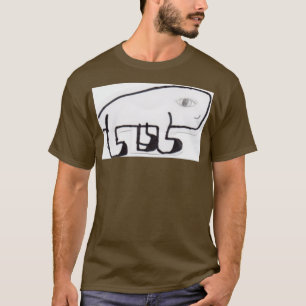 まつげ付き歩く Tシャツ