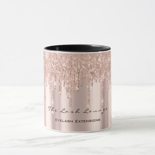 まつげ伸張美しいバラスパークメイクアップアーティスト マグカップ (中央)