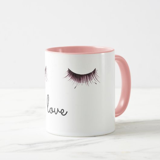 まつげ好き マグカップ (正面右)